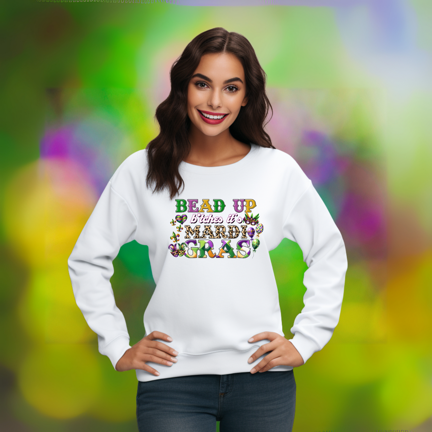 MARDI GRAS SWEATSHIRT 2