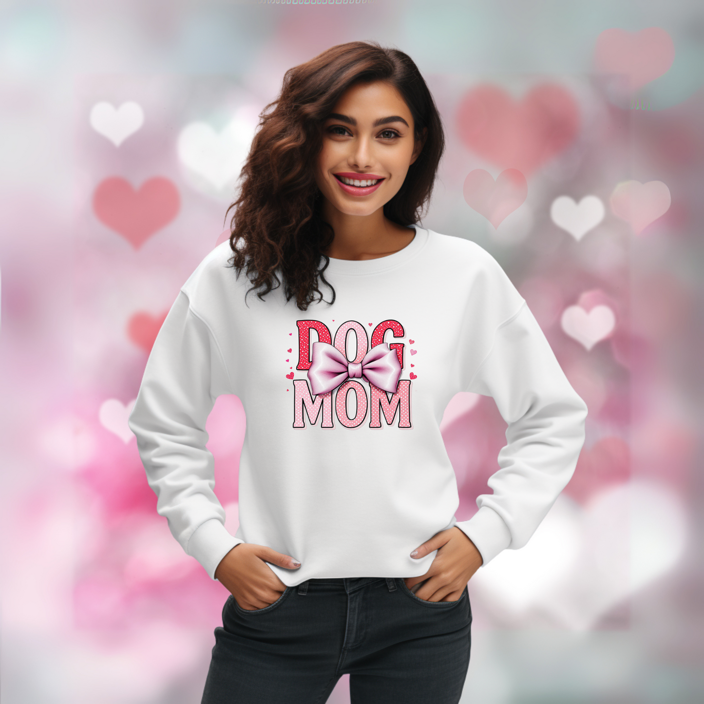 VALENTINES DOG MOM SWEATSHIRT