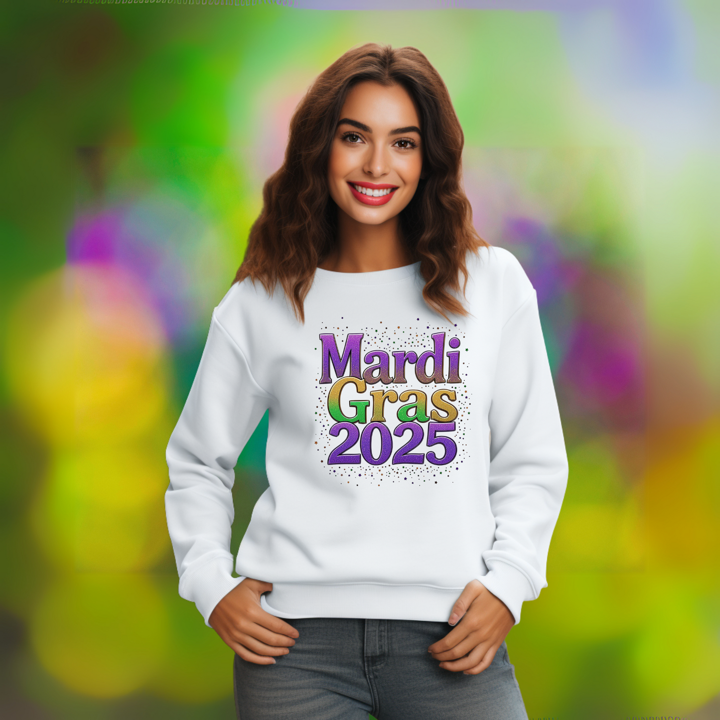 MARDI GRAS 2025 SWEATSHIRT