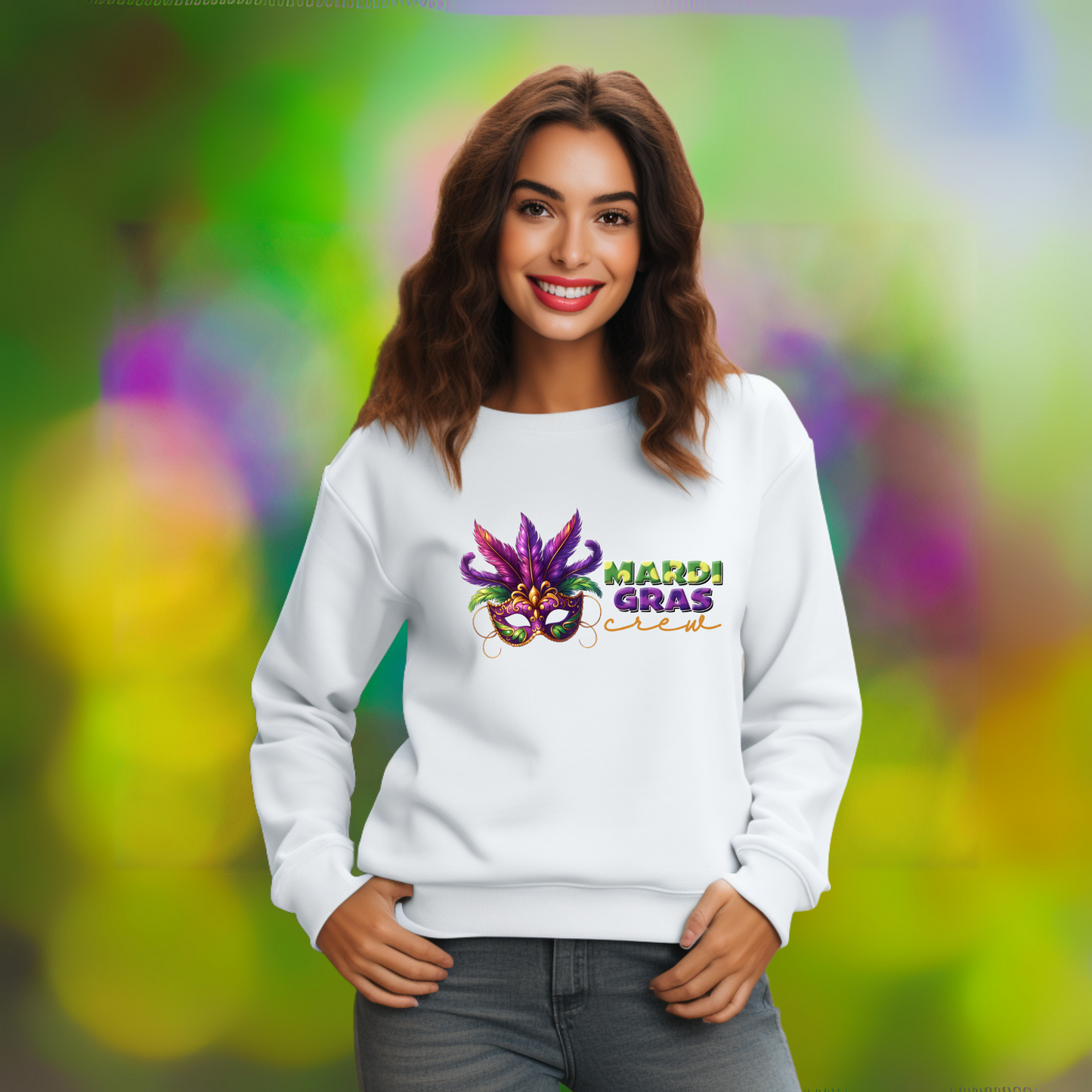 MARDI GRAS SWEATSHIRT