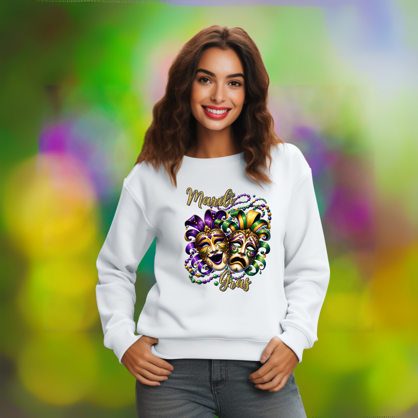 MARDI GRAS SWEATSHIRT 2