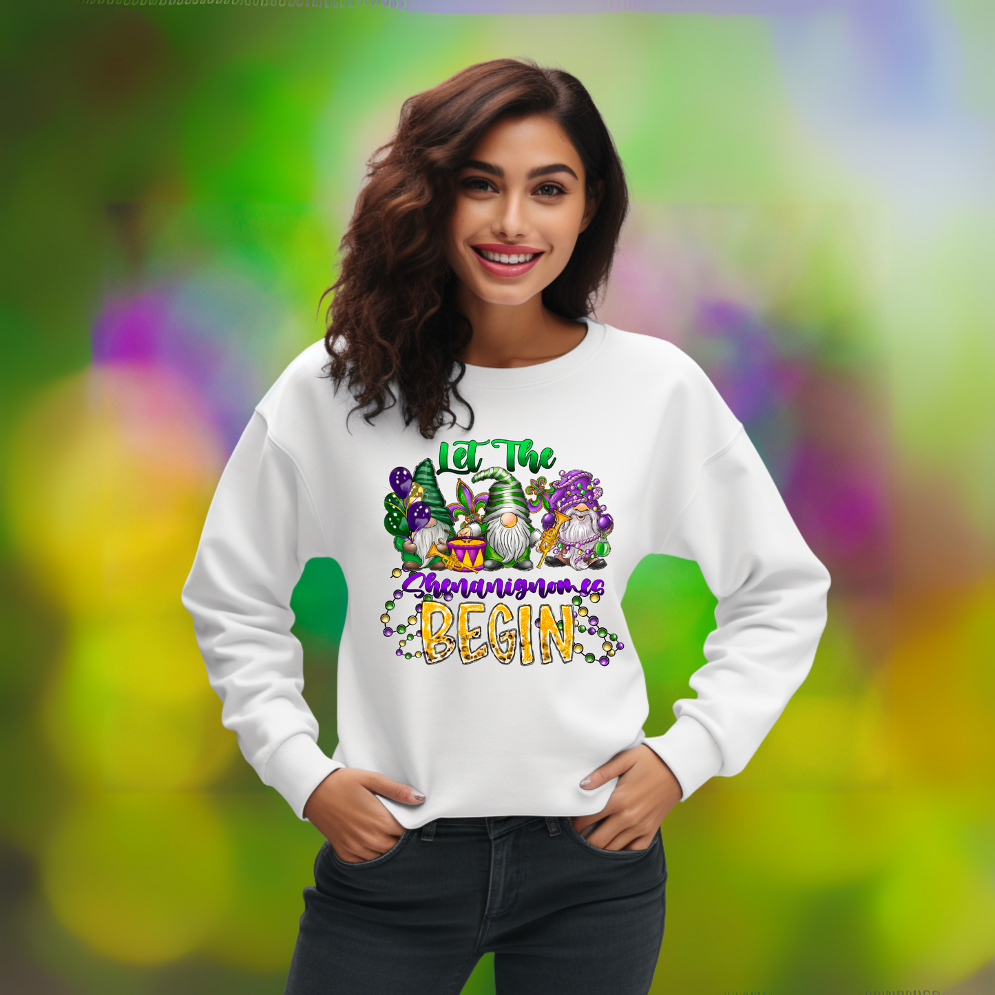 MARDI GRAS SWEATSHIRT 2