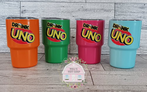 UNO GAME & SHOT GLASS SET